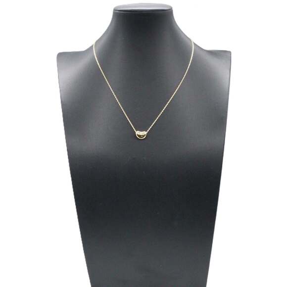 TIFFANY Authentic 18k Gold Bean Necklace